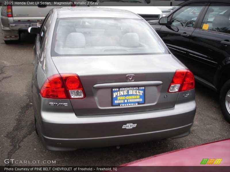 Magnesium Metallic / Gray 2005 Honda Civic LX Sedan