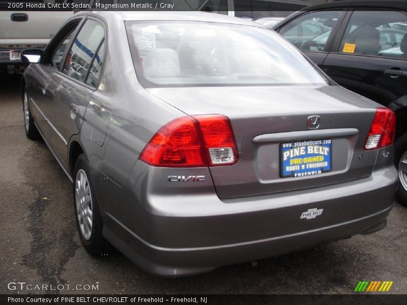 Magnesium Metallic / Gray 2005 Honda Civic LX Sedan