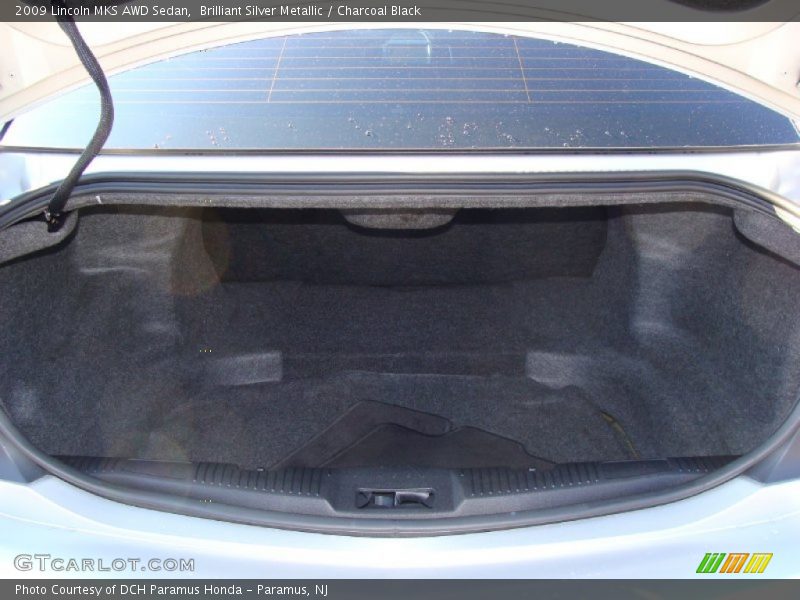Brilliant Silver Metallic / Charcoal Black 2009 Lincoln MKS AWD Sedan