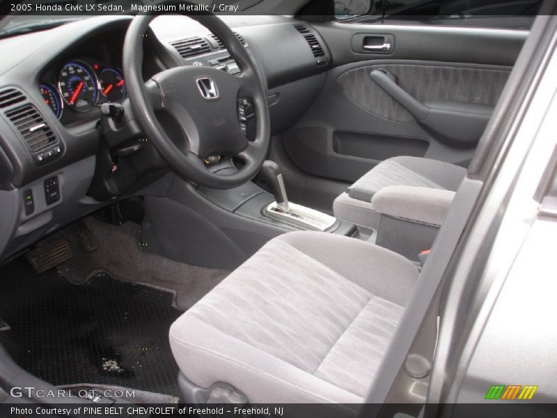  2005 Civic LX Sedan Gray Interior