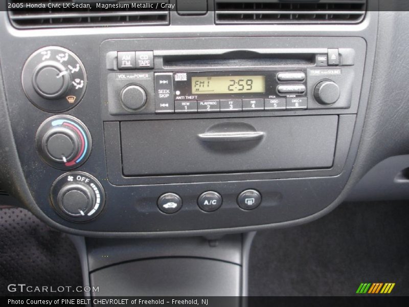 Controls of 2005 Civic LX Sedan