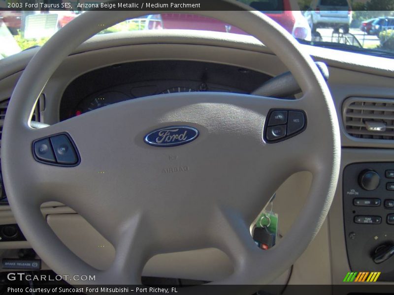 Arizona Beige Metallic / Medium Parchment 2003 Ford Taurus SES