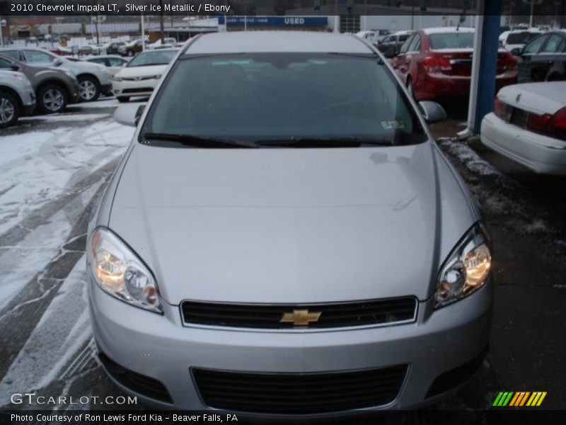 Silver Ice Metallic / Ebony 2010 Chevrolet Impala LT