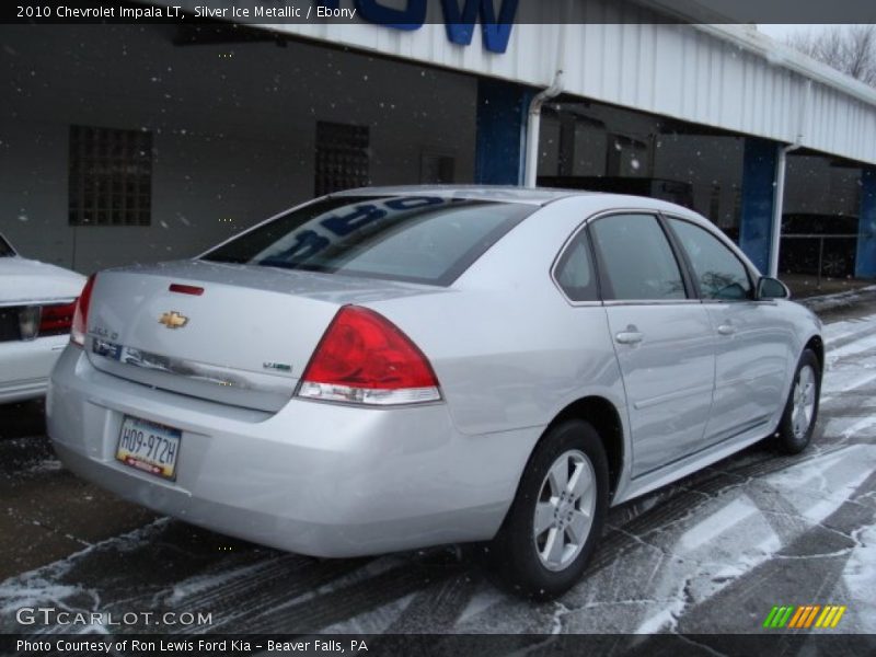Silver Ice Metallic / Ebony 2010 Chevrolet Impala LT