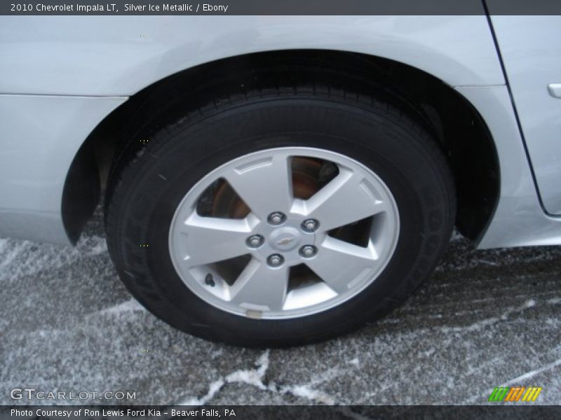 Silver Ice Metallic / Ebony 2010 Chevrolet Impala LT