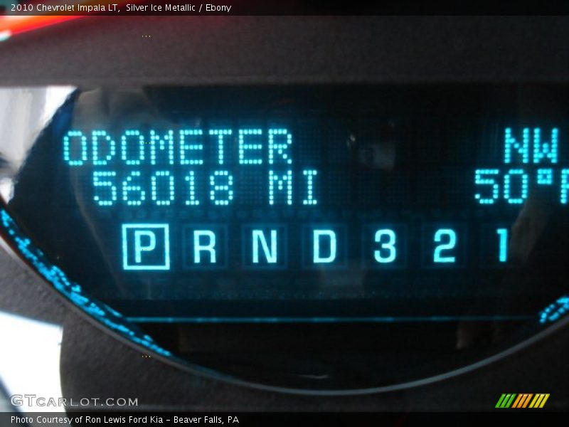 Silver Ice Metallic / Ebony 2010 Chevrolet Impala LT