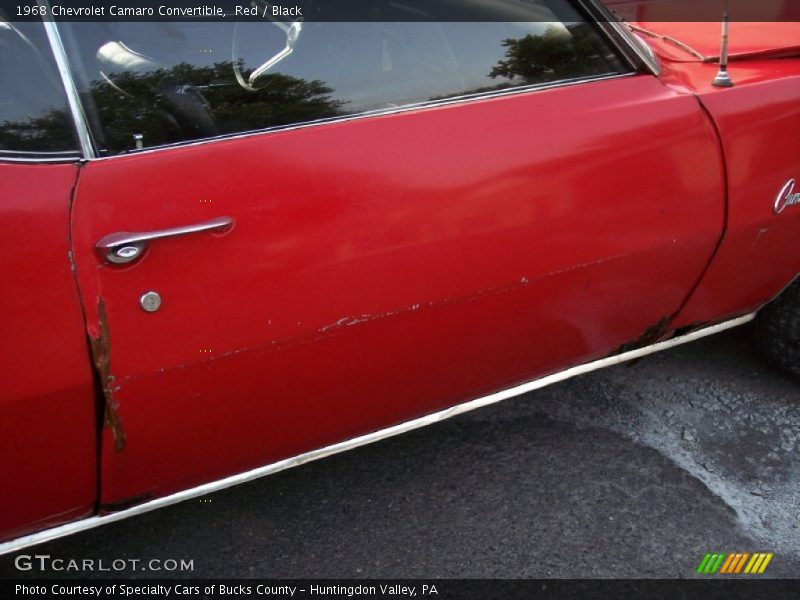 Red / Black 1968 Chevrolet Camaro Convertible