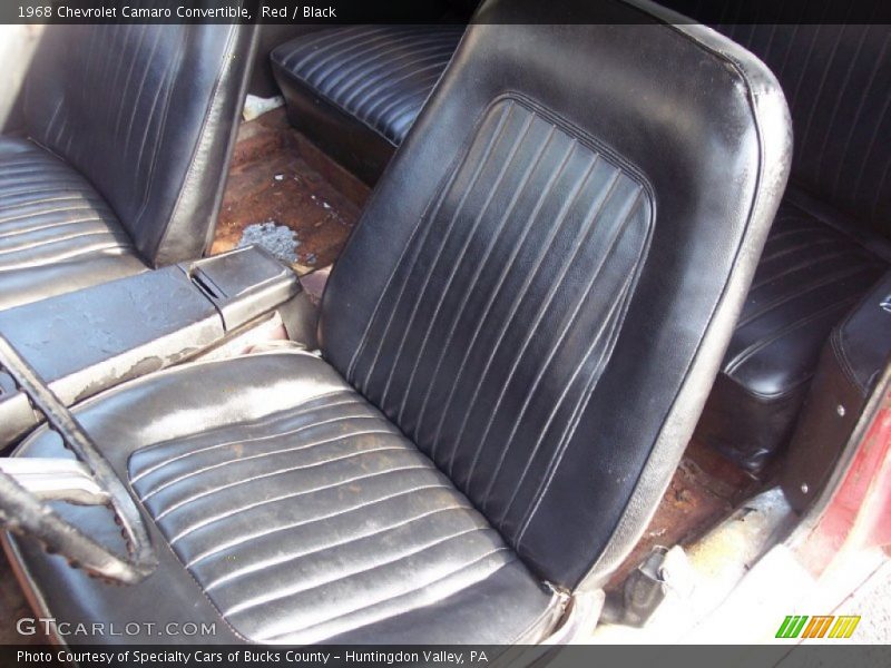  1968 Camaro Convertible Black Interior