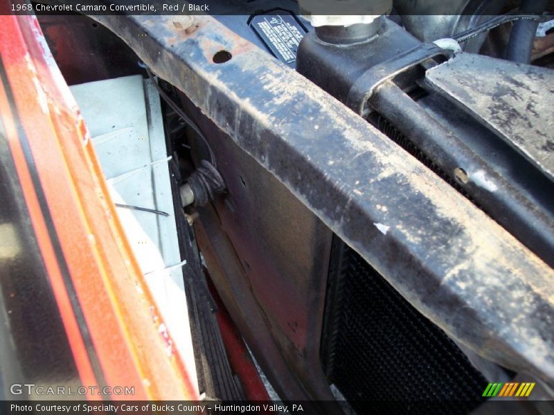 Red / Black 1968 Chevrolet Camaro Convertible