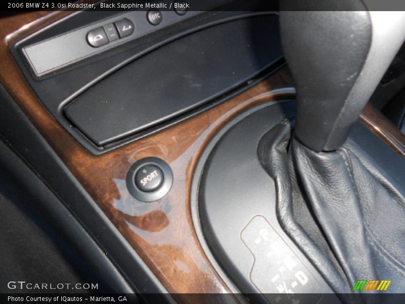 Black Sapphire Metallic / Black 2006 BMW Z4 3.0si Roadster