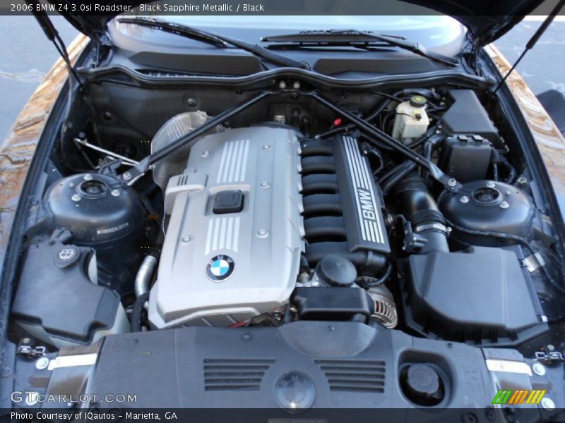 Black Sapphire Metallic / Black 2006 BMW Z4 3.0si Roadster