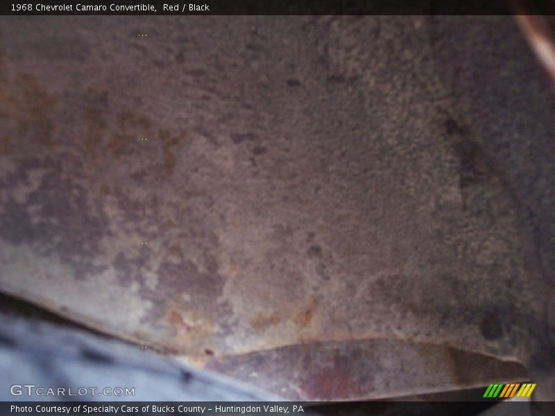 Red / Black 1968 Chevrolet Camaro Convertible