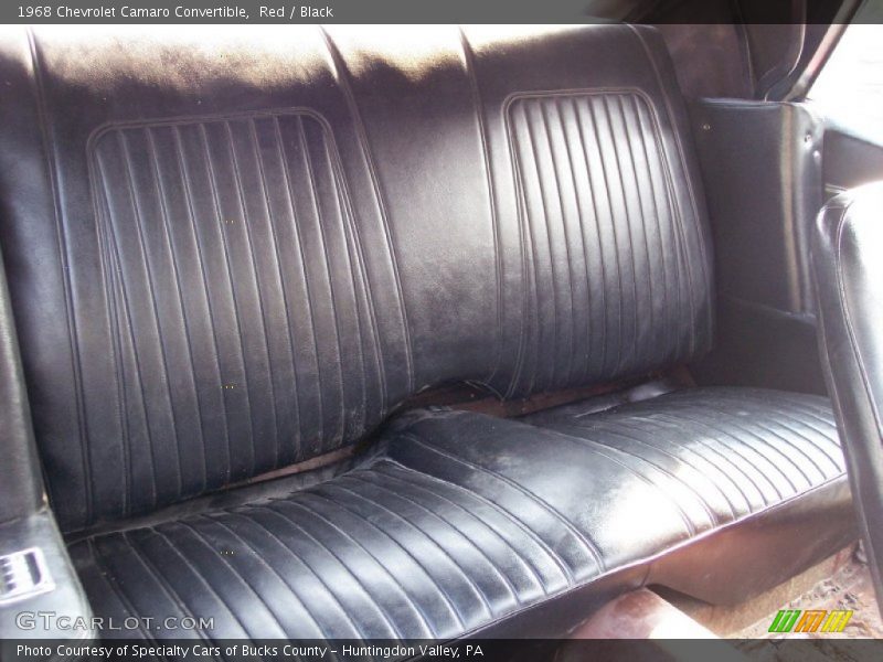  1968 Camaro Convertible Black Interior