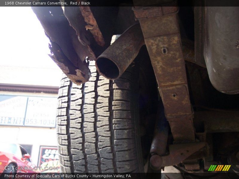 Undercarriage of 1968 Camaro Convertible