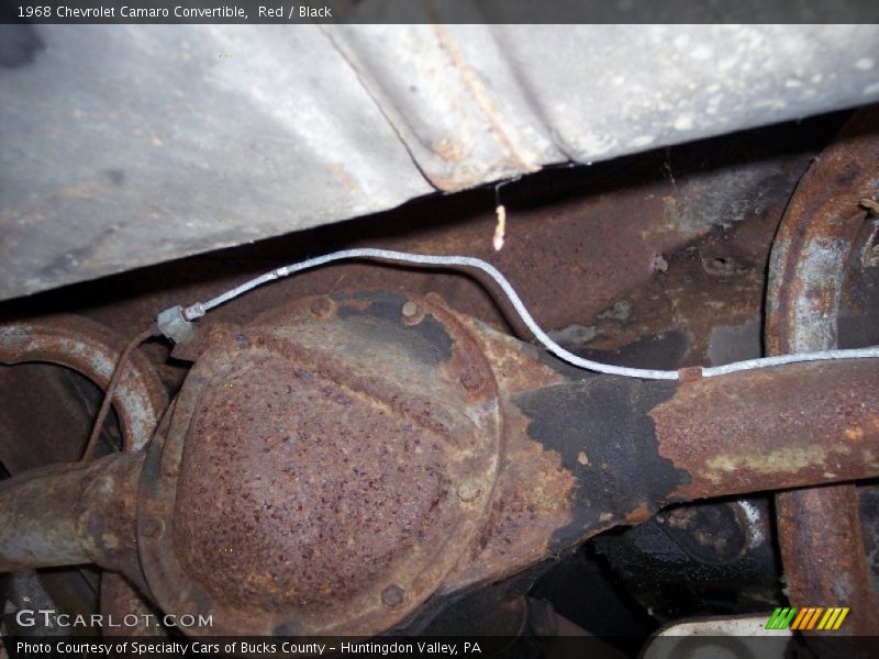 Undercarriage of 1968 Camaro Convertible