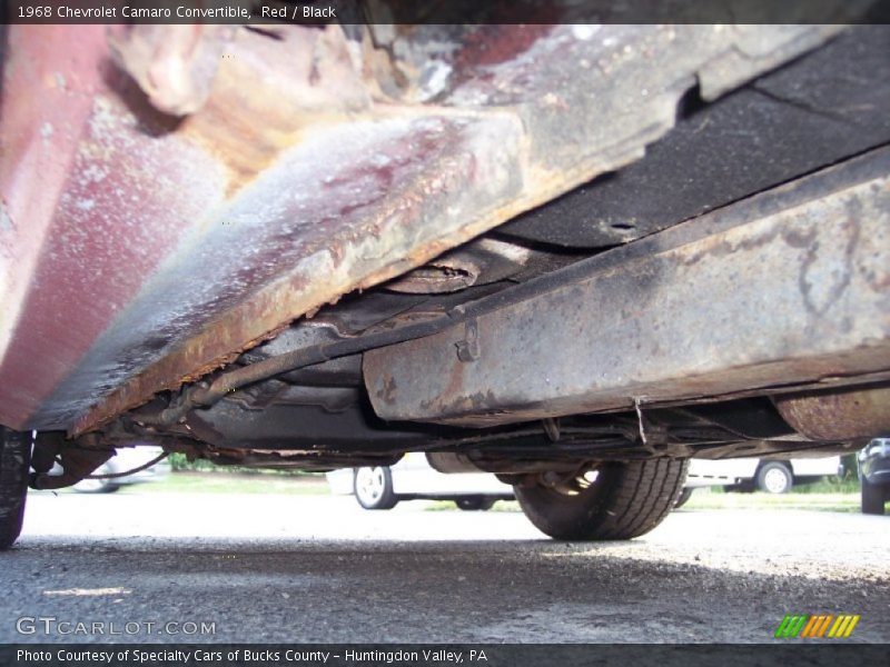 Undercarriage of 1968 Camaro Convertible