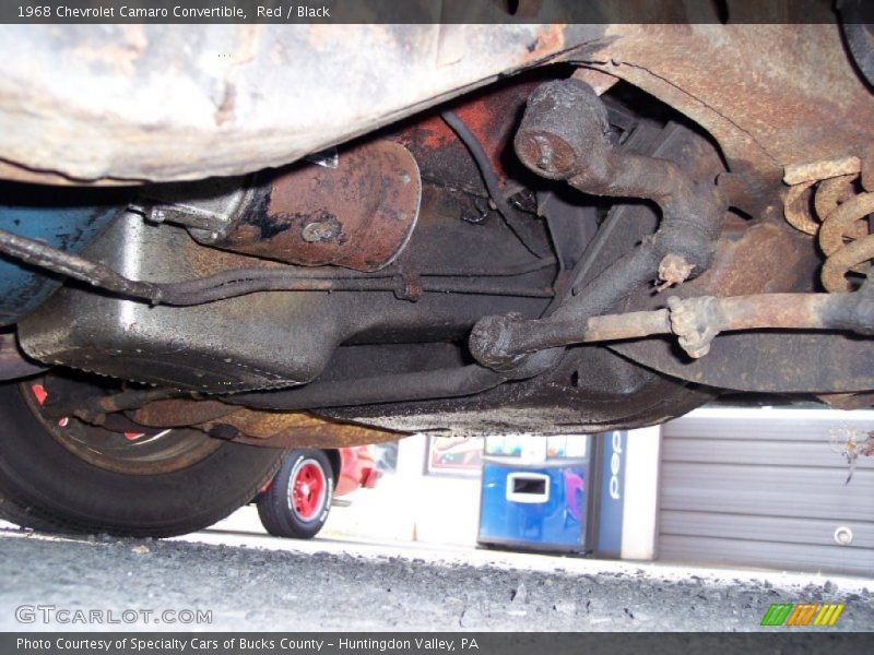 Undercarriage of 1968 Camaro Convertible