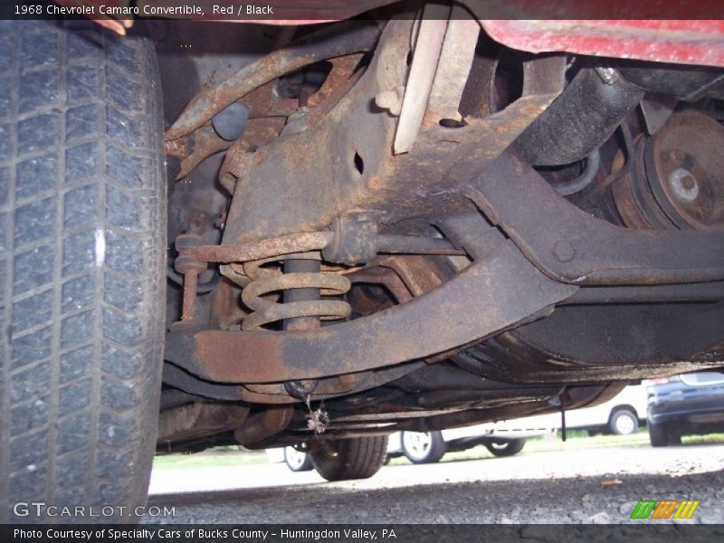 Undercarriage of 1968 Camaro Convertible