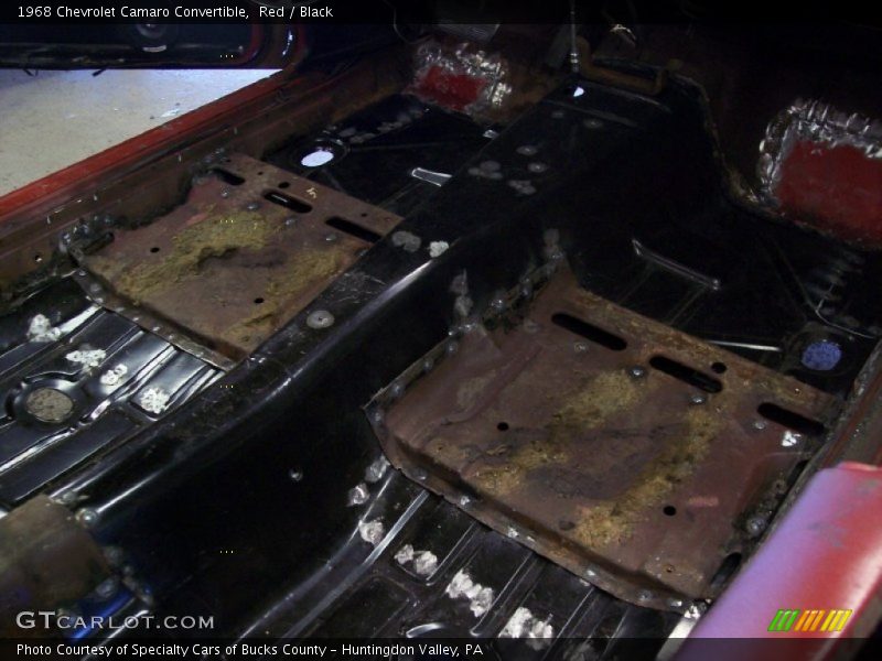 Red / Black 1968 Chevrolet Camaro Convertible