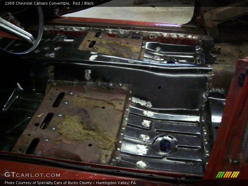 Red / Black 1968 Chevrolet Camaro Convertible