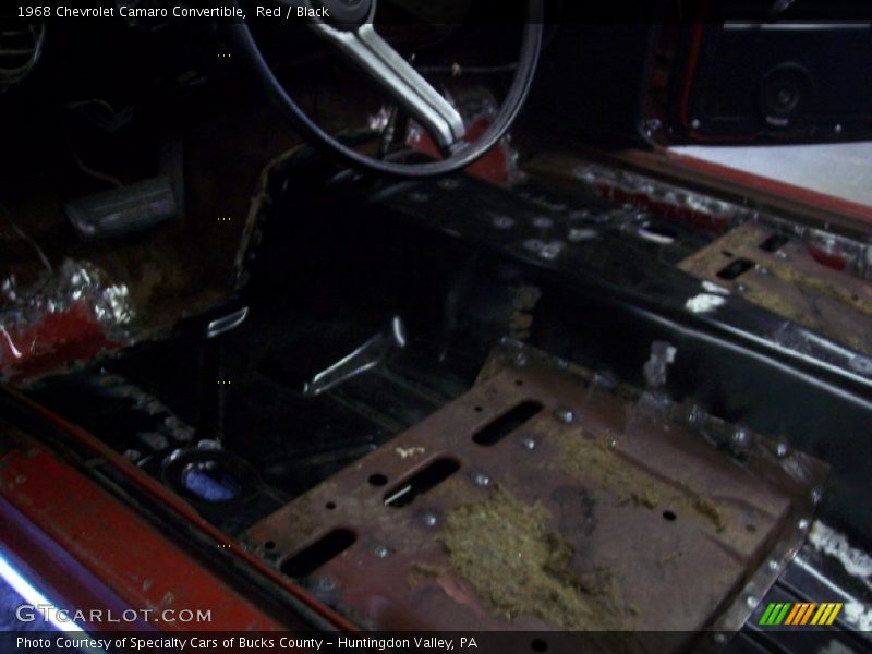 Red / Black 1968 Chevrolet Camaro Convertible