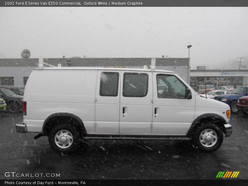 Oxford White / Medium Graphite 2002 Ford E Series Van E350 Commercial