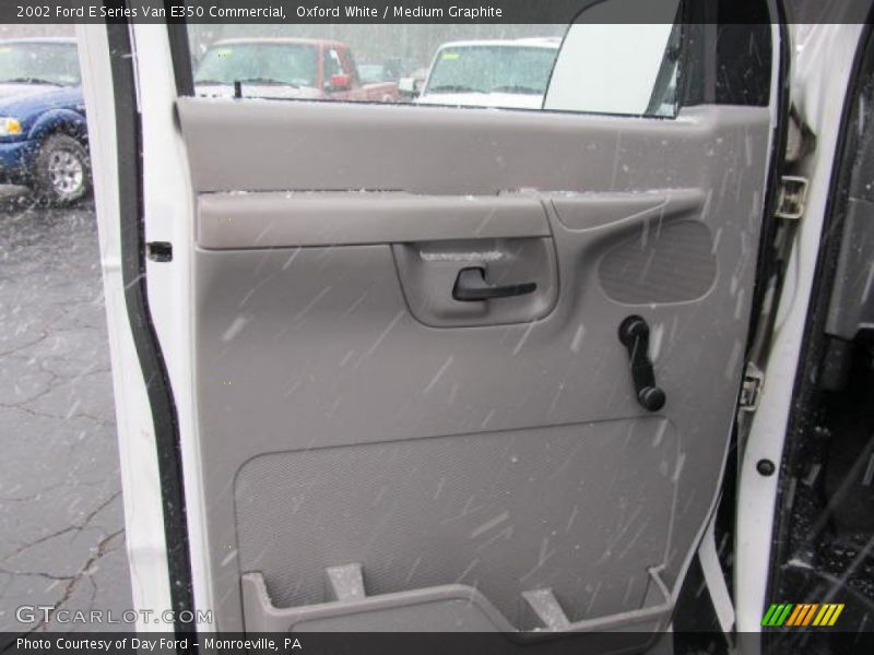 Oxford White / Medium Graphite 2002 Ford E Series Van E350 Commercial