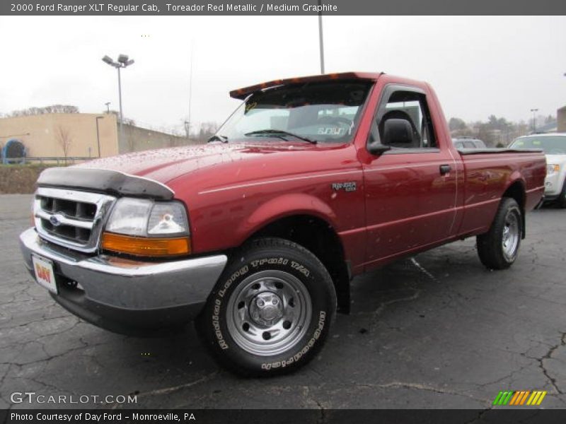 Toreador Red Metallic / Medium Graphite 2000 Ford Ranger XLT Regular Cab