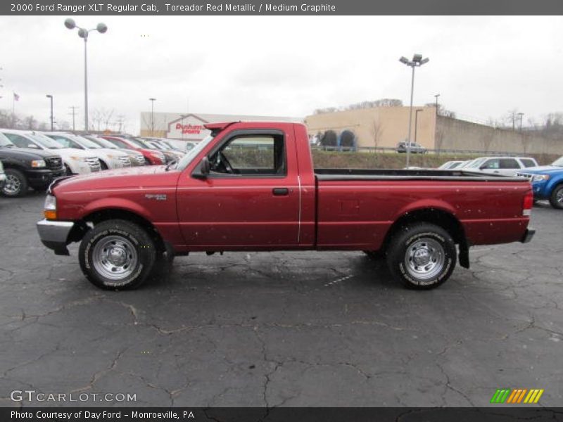  2000 Ranger XLT Regular Cab Toreador Red Metallic