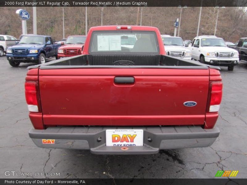 Toreador Red Metallic / Medium Graphite 2000 Ford Ranger XLT Regular Cab