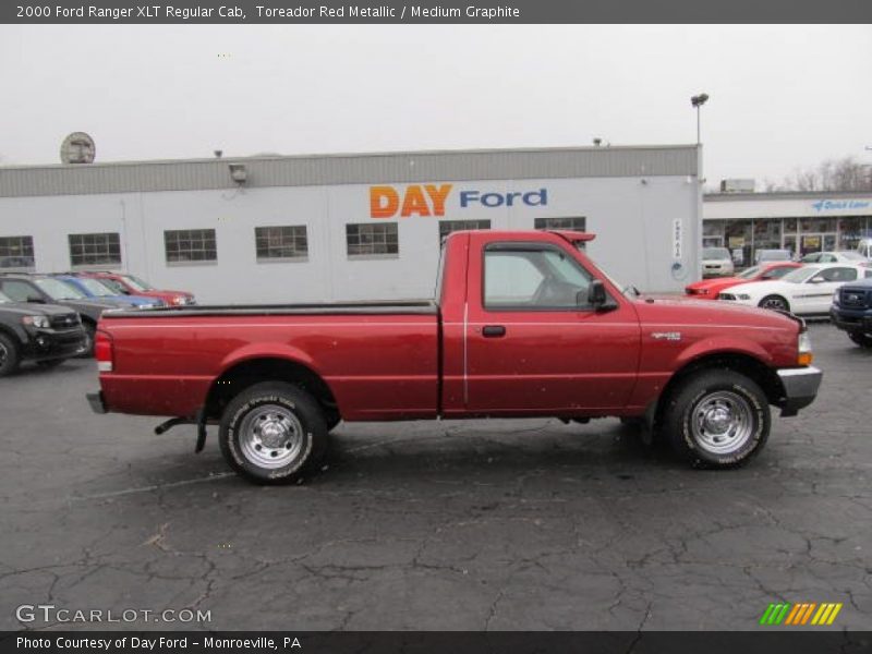 Toreador Red Metallic / Medium Graphite 2000 Ford Ranger XLT Regular Cab