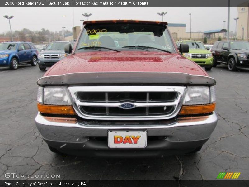 Toreador Red Metallic / Medium Graphite 2000 Ford Ranger XLT Regular Cab
