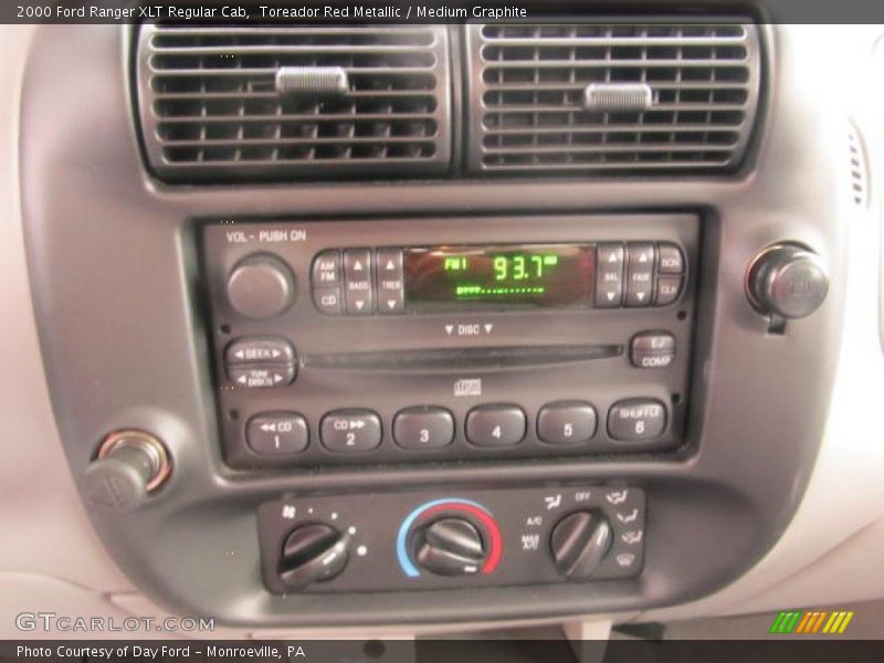 Controls of 2000 Ranger XLT Regular Cab