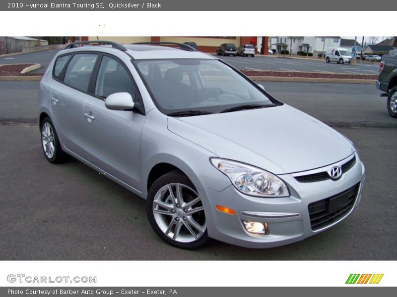 Quicksilver / Black 2010 Hyundai Elantra Touring SE