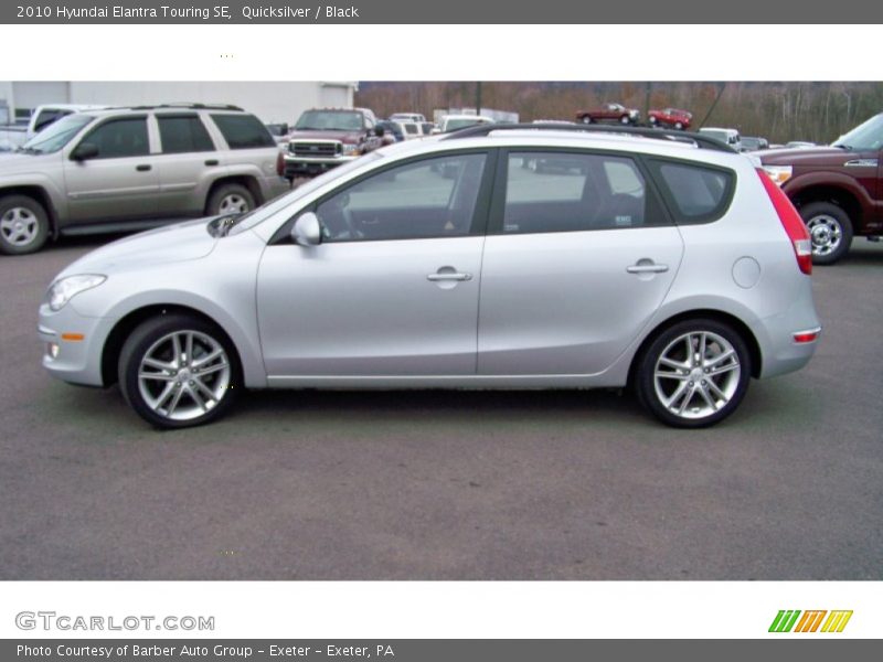 Quicksilver / Black 2010 Hyundai Elantra Touring SE