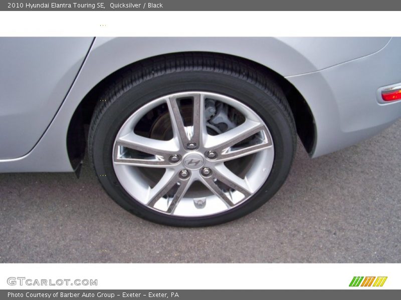 Quicksilver / Black 2010 Hyundai Elantra Touring SE