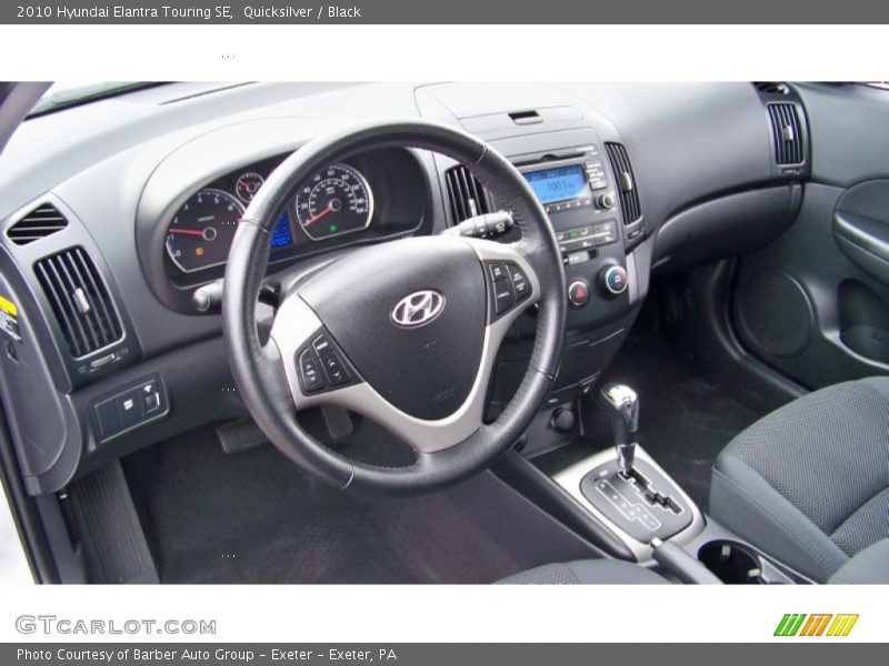 Quicksilver / Black 2010 Hyundai Elantra Touring SE