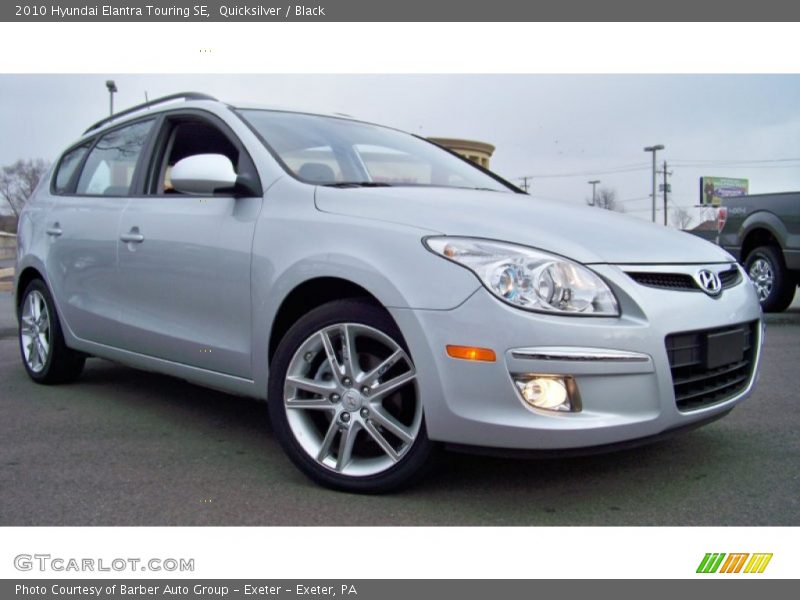 Quicksilver / Black 2010 Hyundai Elantra Touring SE