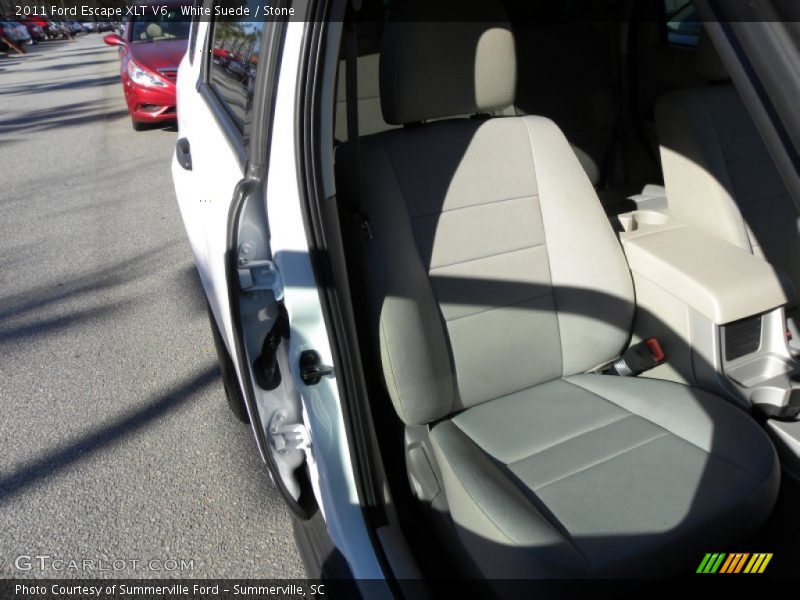 White Suede / Stone 2011 Ford Escape XLT V6