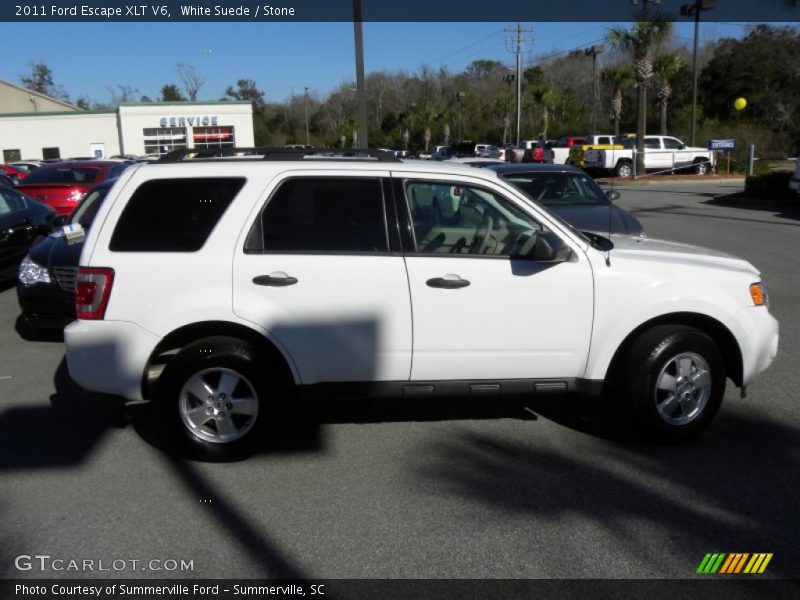 White Suede / Stone 2011 Ford Escape XLT V6