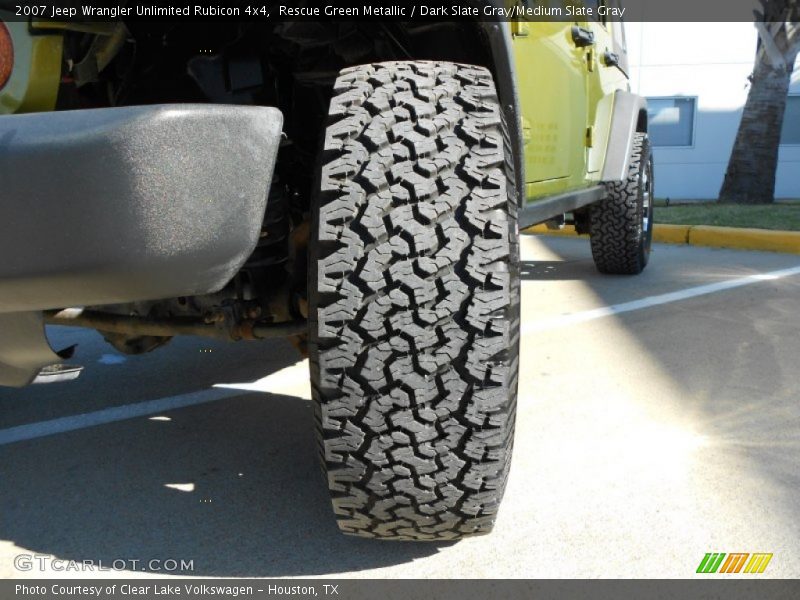 Rescue Green Metallic / Dark Slate Gray/Medium Slate Gray 2007 Jeep Wrangler Unlimited Rubicon 4x4