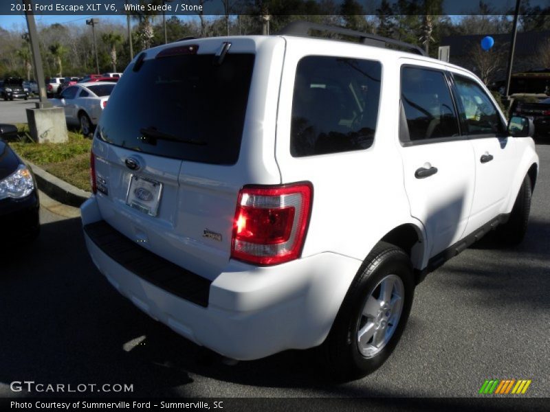 White Suede / Stone 2011 Ford Escape XLT V6