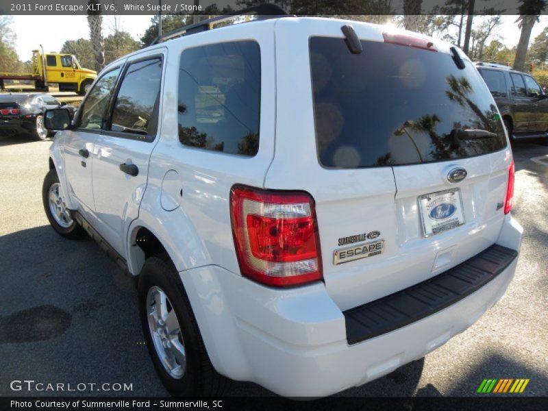White Suede / Stone 2011 Ford Escape XLT V6