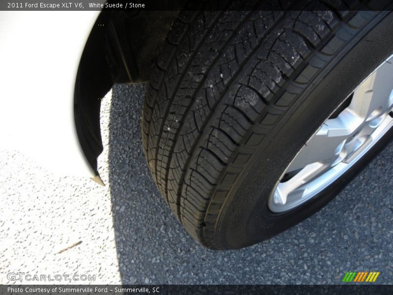 White Suede / Stone 2011 Ford Escape XLT V6