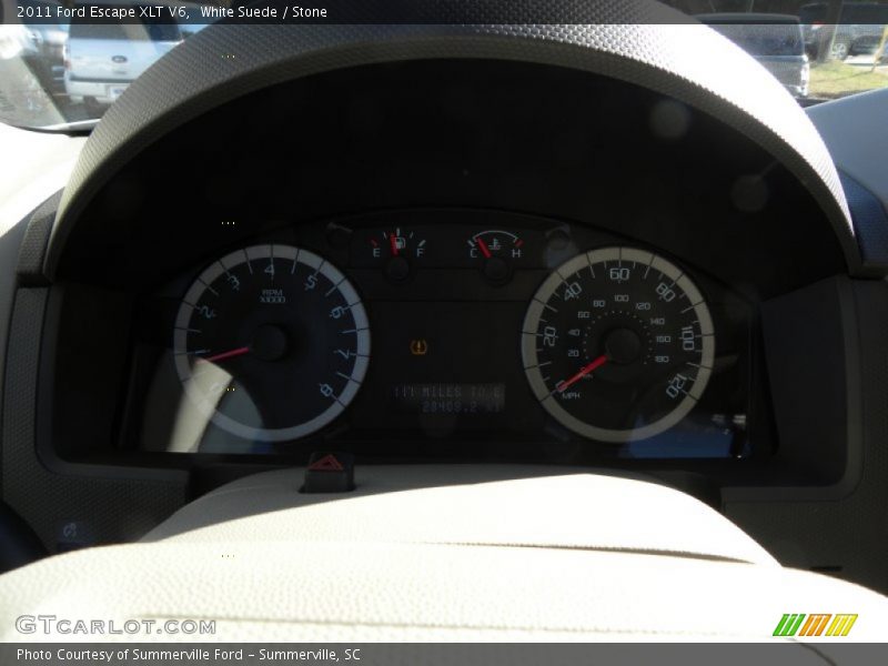 White Suede / Stone 2011 Ford Escape XLT V6