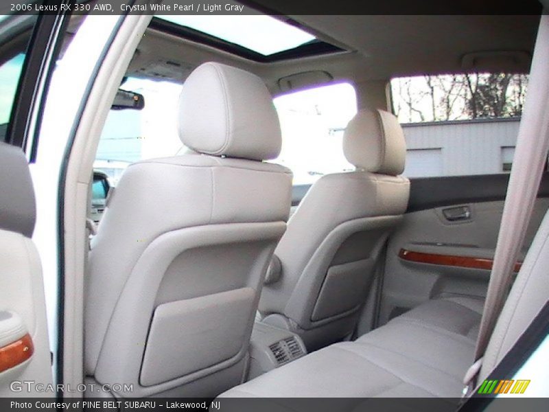 Crystal White Pearl / Light Gray 2006 Lexus RX 330 AWD