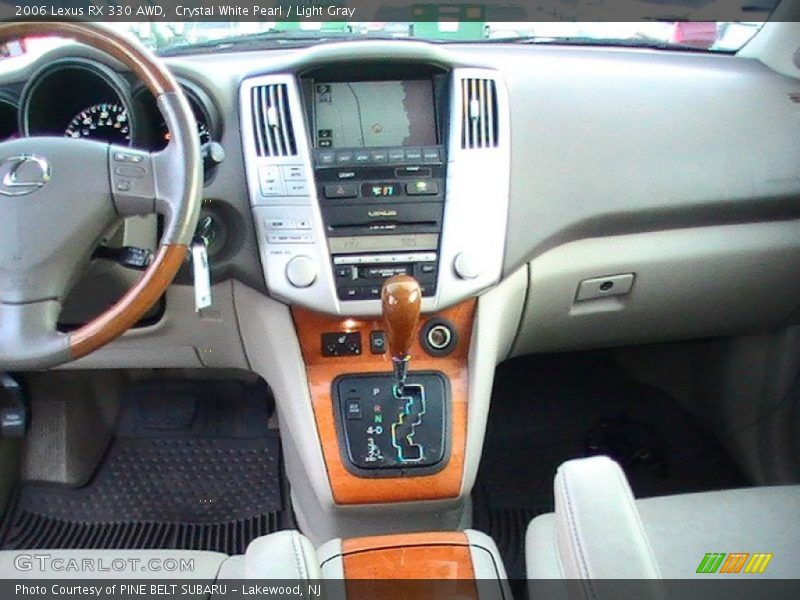 Crystal White Pearl / Light Gray 2006 Lexus RX 330 AWD