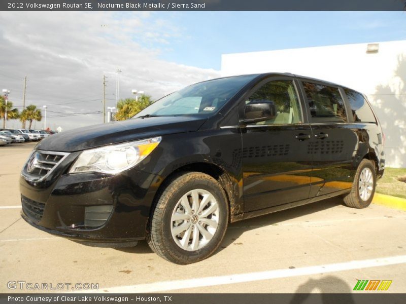 Nocturne Black Metallic / Sierra Sand 2012 Volkswagen Routan SE