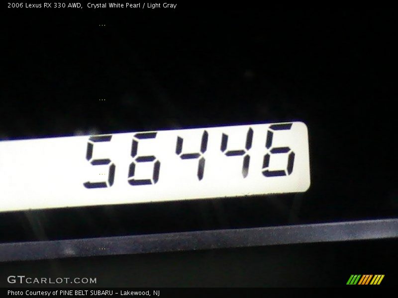 Crystal White Pearl / Light Gray 2006 Lexus RX 330 AWD