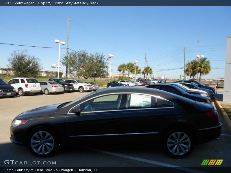 Urano Gray Metallic / Black 2012 Volkswagen CC Sport